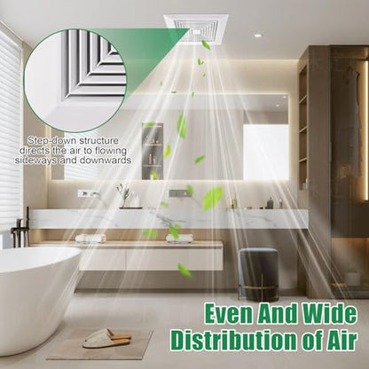 2P 9” BP90 Spring Bathroom Exhaust Fan Cover 9
