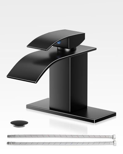 Bathroom Sink Faucet (1.Black)