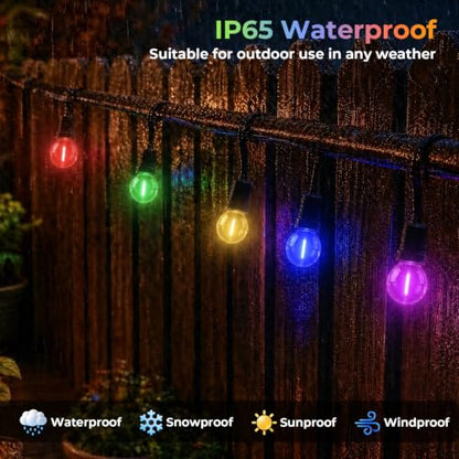 G40 LED Outdoor String Bulbs for Christmas