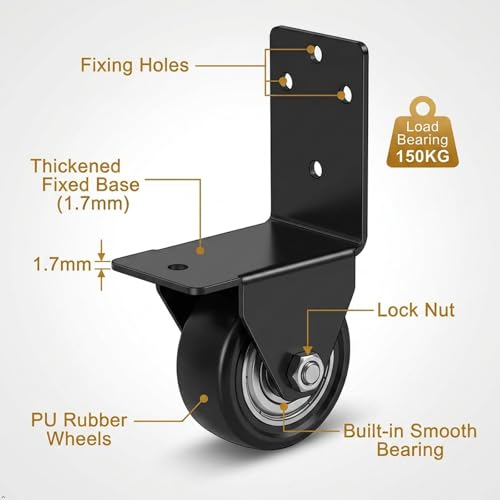4Pack Caster Wheel for Luggage