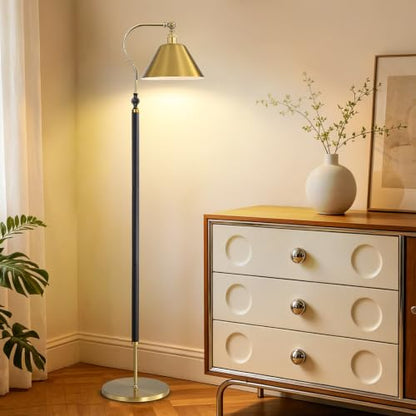 Black Solid Wood lamp Post Floor lamp
