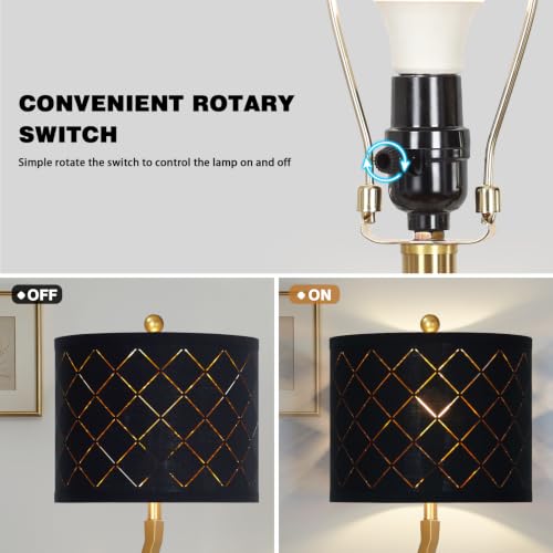 30" Modern Bedside Lamps for the Bedroom