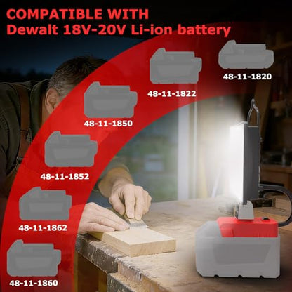 LED Work Light for Milwaukee m18 18v Battery