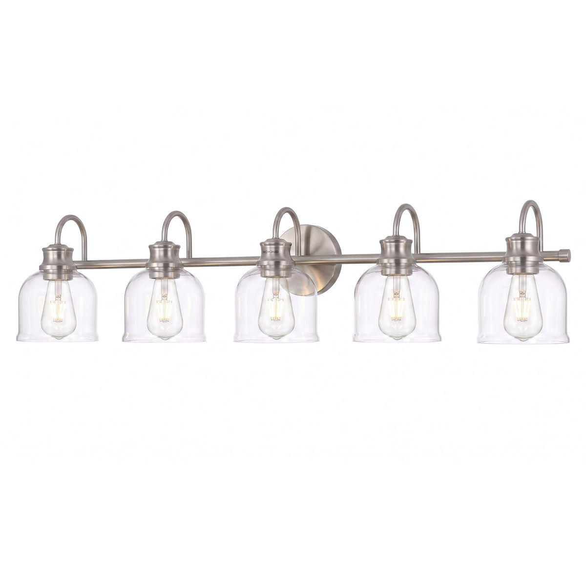 5 Lights 40" Bathroom Vanity Light Fixtures (Brushed Nickel / 5 Lights)