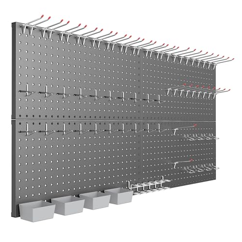 Garage Tools Organizer Boards Kit with Hooks