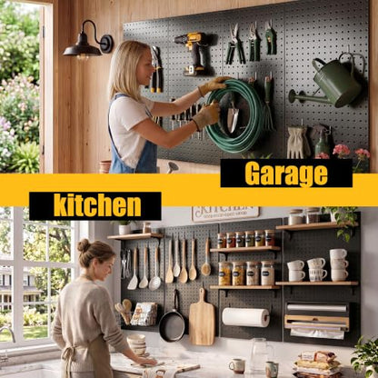 2 4 Pcs Metal Pegboard Panels