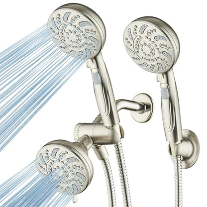 High Pressure Dual Shower Head Combo