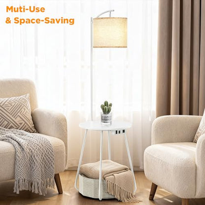 Floor Lamp with Table