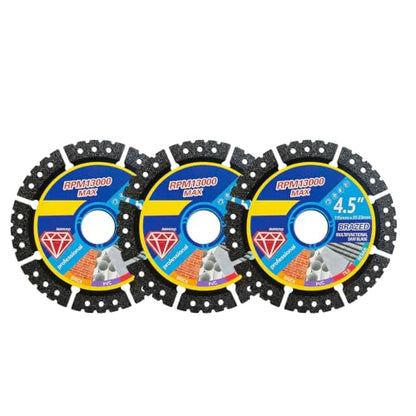 3 Pack 4.5" Diamond Multi
