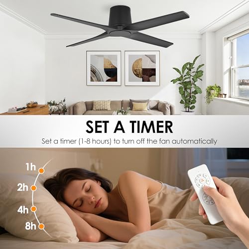 4 Blade Ceiling Fan No Lights