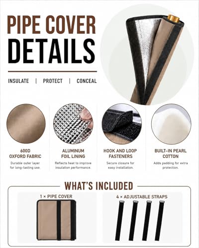 5 Layers Outdoor AC Line Insulation Pipe Cover