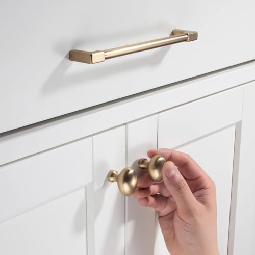 10 Pack Cabinet Pulls 6.3" (Champagne Bronze / 6.3"(160mm)Hole Center-10Pcs)