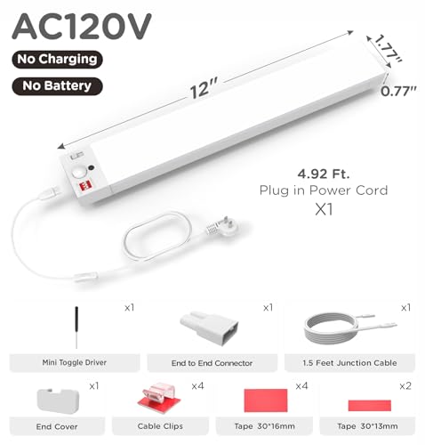 Under Cabinet Lighting Plug in