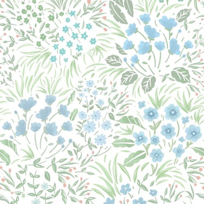 Peel and Stick Wallpaper Floral Wallpaper Vintage Flowers Contact Paper
