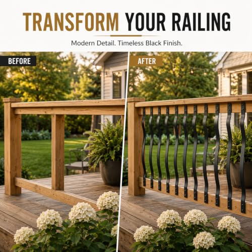 60 Pack Metal Deck Balusters (32.25 IN)