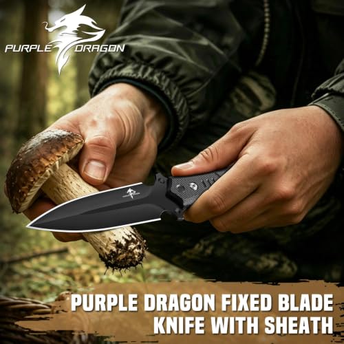 D2 Steel Tactical Fixed Blade Knife