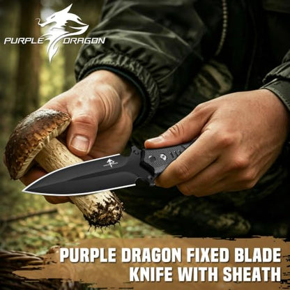 D2 Steel Tactical Fixed Blade Knife