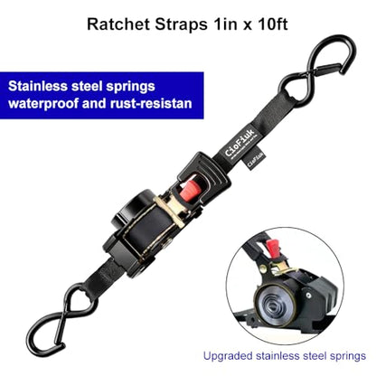 Retractable Ratchet Straps