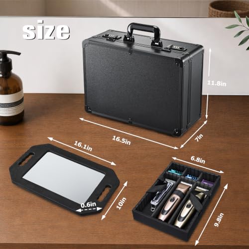 Barber Accessory Case Profesional Barbers Briefcase Tool Case