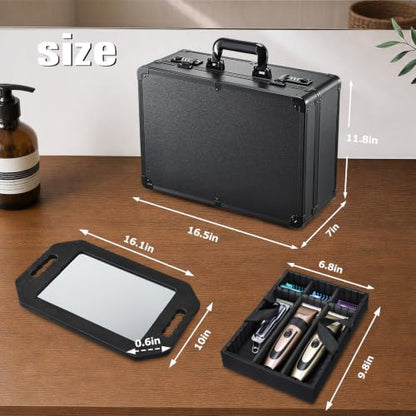 Barber Accessory Case Profesional Barbers Briefcase Tool Case
