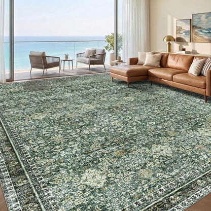 9x12 Area Rugs (Dark Green / 9' x 12' (Rectangular))