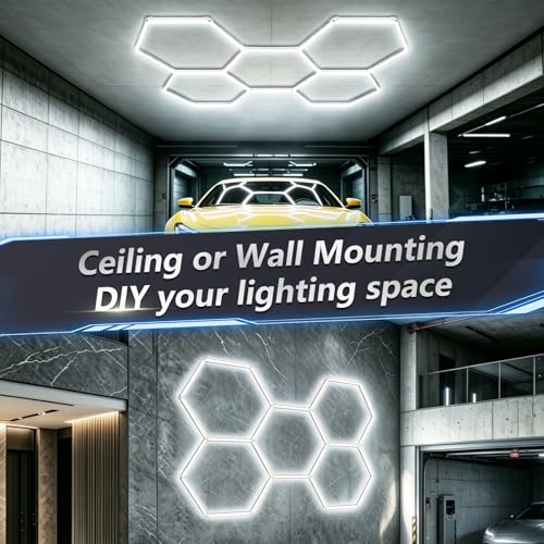 Hexagon LED Garage Light