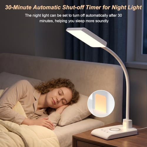 Desk Lamp with Wireless Charger