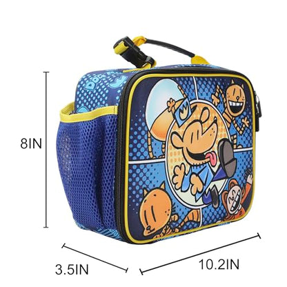 Dog Man In Action Insulated Lunch Kit (Dog Man In Action)