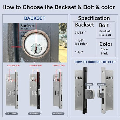 Storefront Door Lock Commercial Mortise Deadbolt