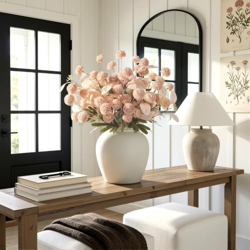 32 Pcs Beige Faux Silk Mums (Beige)