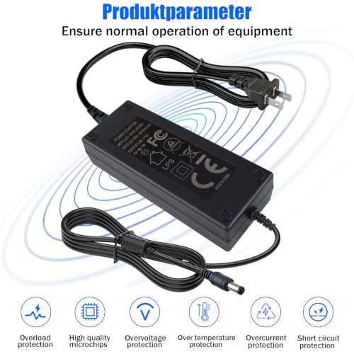 24V Power Supply AC to DC Adapter with 5.5x2.5mm DC Plug