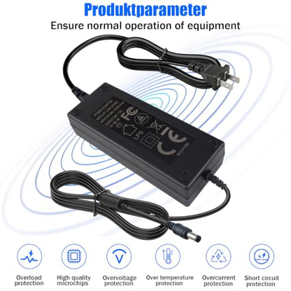 24V Power Supply AC to DC Adapter with 5.5x2.5mm DC Plug