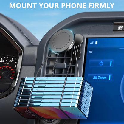CNC Magnetic Car Vent Phone Mount for 2021 (Fits F150 2021-2026 without Metal Arm)