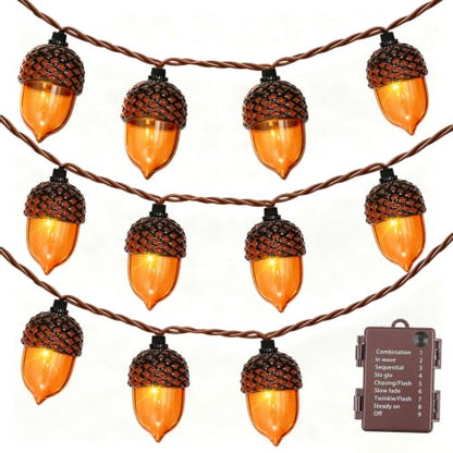Fall String Lights LED Battery Operated Lights