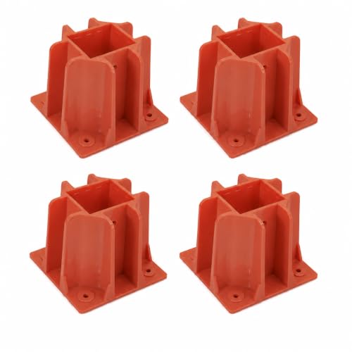Reusable red guardrail Base