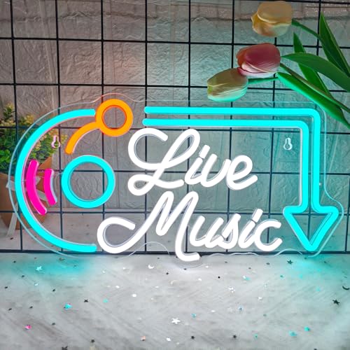 Live Music Neon Sign