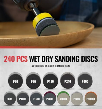 Assorted Hook and Loop Sandpaper