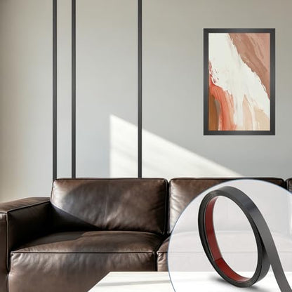 Brushed Black Metalized Finish Molding Trim