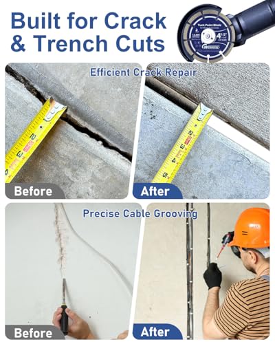 Diamond Tuck Point Blade for Concrete with 7