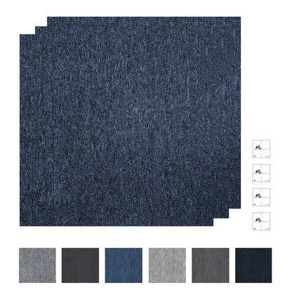 32 Pieces of Carpet 20x20 inch Square Carpet Tiles (Light Blue-07)