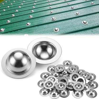 50 Pcs Metal Roof Screw Caps