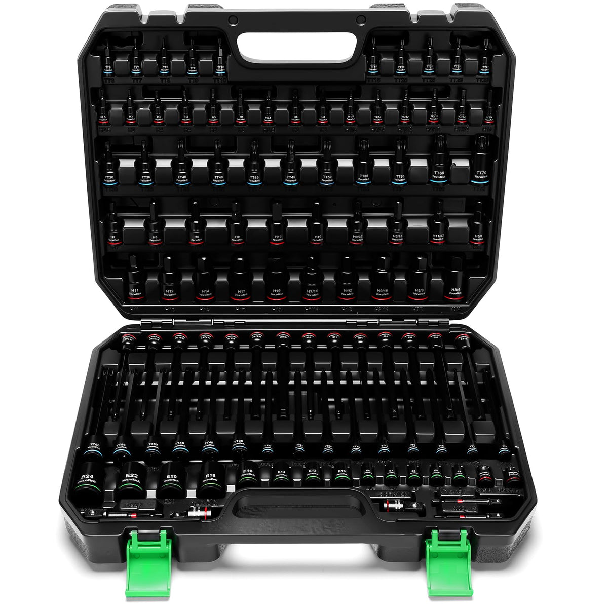 105PCS Master Allen and Torx Bit Socket Set (Hex/Tamper Proof Torx/E-torx Bit Socket)