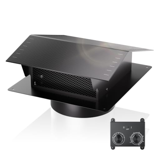 Solar Attic Fan with 8" Removable Roof Vent