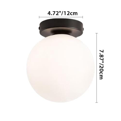 Modern Round Ceiling and Wall Fixture for Hallway Entryway Bedroom Bedside Living Room