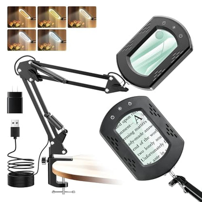 10X 30X Magnifying Glass with Light