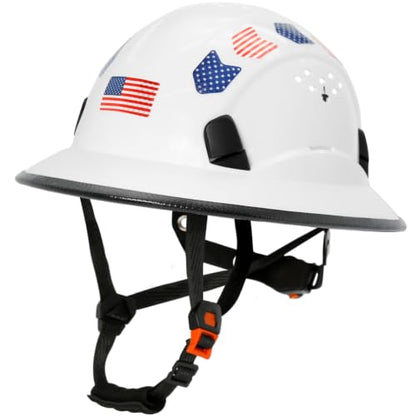 Full Brim Hard Hat Type 2 Class C Safety Helmet with Vents