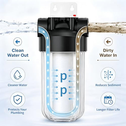Whole House Water Filter Housing