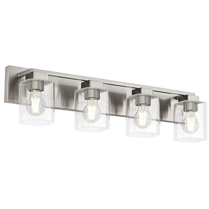 Modern Bathroom Lighting Fixtures Over Mirror