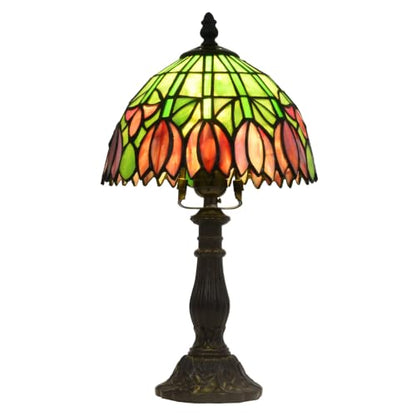 Tiffany Table Lamp Stained Glass Lamp Suitable for LED E26 Bulb