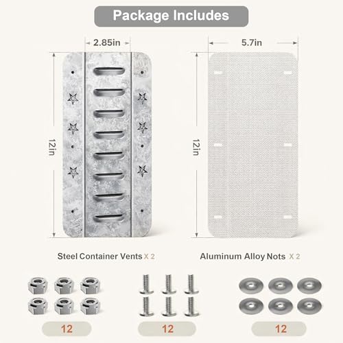 Shipping Container Air Vent Kit